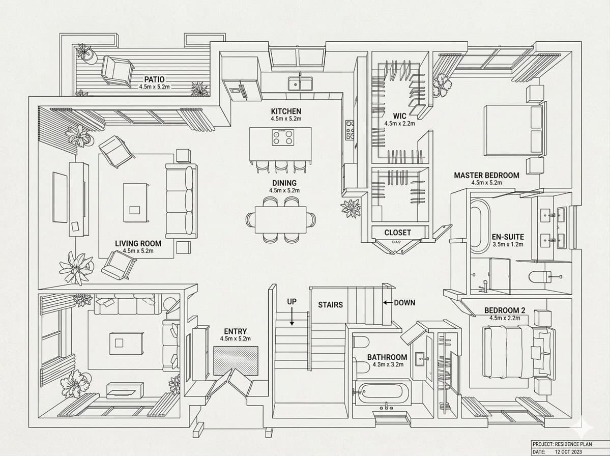 Plan architectural